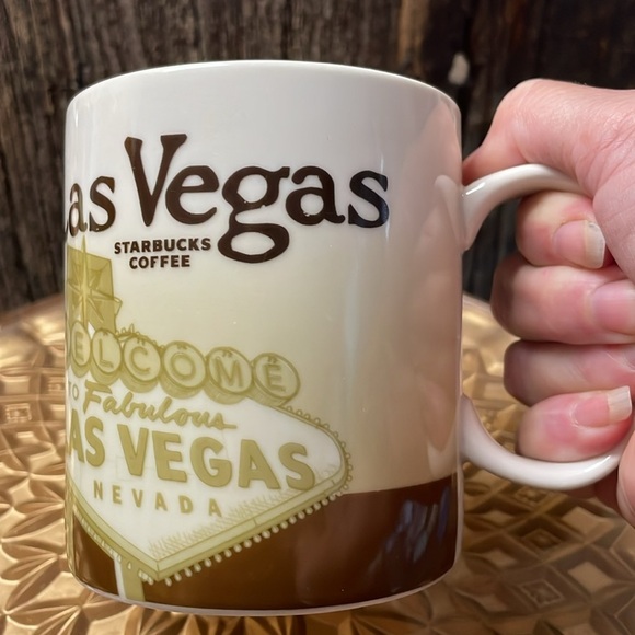 Starbucks | Las Vegas | Nevada | Global Icon | 2012 | Mug | 16 oz | Brown/Cream - Picture 8 of 8